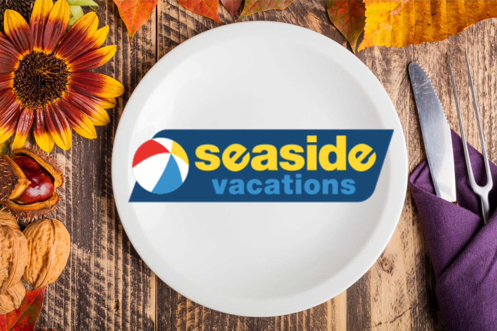 Seaside Vacations Holiday Graphic