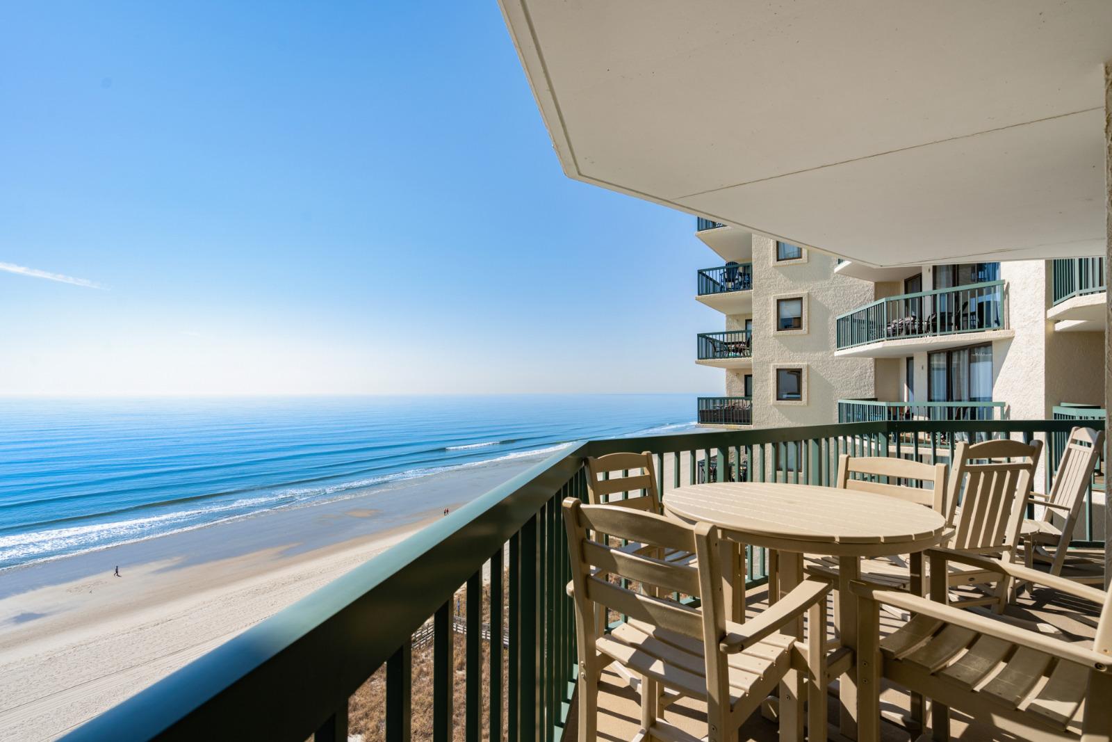 Vacation Rental Living Room with large windows